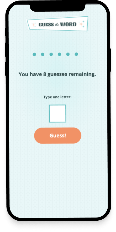 Guess The Word Game
